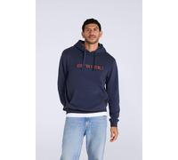 Animal Mens Driver Logo Organic Hoodie - Corn Blue - Corn Blue - L - 100% Organic Cotton