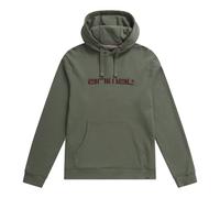 Animal Mens Driver Logo Organic Hoodie - Khaki Green - Khaki Green - S