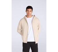 Animal Mens Icon Logo Full Zip Hoodie - Beige - Beige - L - 100% Mixed