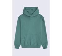 Animal Mens Icon Organic Drop Shoulder Hoodie - Dark Green - M - Dark Green - 100% Mixed