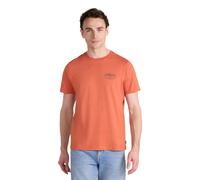 Animal Mens Jacob Back Print Logo T-Shirt - Bright Orange - S - Bright Orange - 100% Organic Cotton