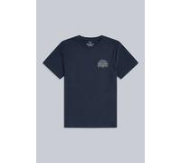 Animal Men's 'Jacob' Short Sleeve Relaxed Fit Lightweight Casual Cotton T-Shirt in Dark Blue | Size: Large Animal Dark Blue L