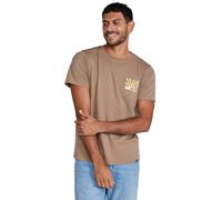 Animal Mens Jacob Sun T-Shirt - Tan - S - Tan - 100% Cotton