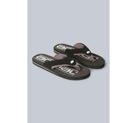 Animal Mens Jekyl Recycled Flip Flops - Jet Black - Jet Black - 9 UK