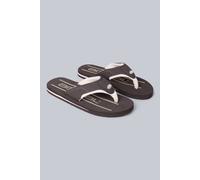 Animal Men's 'Jekyl' Soft Padded Lightweight Casual Slip On Pool Beach Flip-Flops in Dark Brown | Size: 11 Animal Dark Brown 11