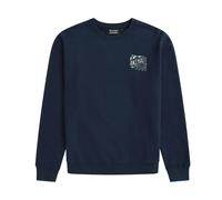 Animal Mens Jonah Padstow Sweatshirt - Navy - S - Navy - 100% Cotton