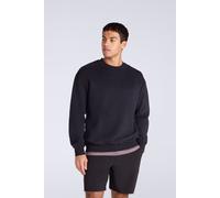 Animal Men's 'Jonah' Ribbed Cuffs Cotton Drop Shoulder Sweatshirt in Black | Size: Large Animal Black L