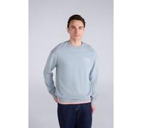 Animal Men's 'Jonah' Ribbed Cuffs Cotton Drop Shoulder Sweatshirt in Bright Blue | Size: Large Animal Bright Blue L