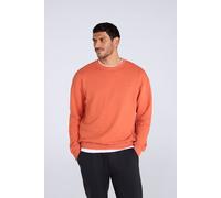 Animal Men's 'Jonah' Ribbed Cuffs Cotton Drop Shoulder Sweatshirt in Terracotta | Size: Large Animal Terracotta L