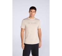 Animal Mens Latero Logo Swimming T-Shirt - Beige - M - Beige - 44% Recycled Polyester/44% Polyester/12% Elastane