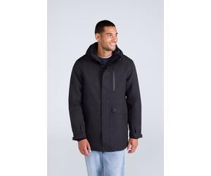 Animal Men's 'Lisbon' Waterproof Breathable Side Pockets Taped Seams Thermal Parka in Black | Size: Medium Animal Black M