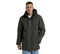 Animal Mens Lisbon Waterproof Parka - Dark Khaki - S - Dark Khaki - 100% Mixed