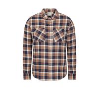 Animal Mens Maine Flannel Long Sleeved Shirt - Chest Pocket - Lightweight