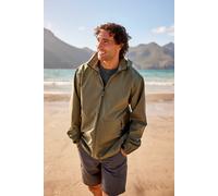 Animal Men's 'Pace' Waterproof Adjustable Hood Outdoors Packable Jacket in Khaki | Size: Large Animal Khaki L