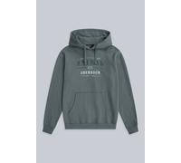 Animal Men's 'River' Abersoch Print Warm Comfortable Casual Soft 100% Cotton Hoodie in Green | Size: Small Animal Green S