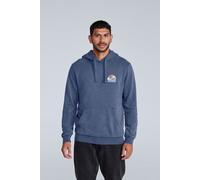 Animal Men's 'River' Lightweight Casual Long Sleeve Soft Cotton Graphic Hoodie in Blue | Size: Small Animal Blue S