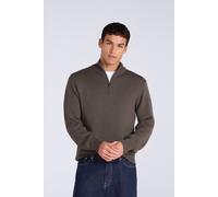Animal Men's Soft Comfortable Casual Stretchy Anti-Pill Ribbed Warm 1/4 Zip Jumper in Khaki | Size: Small Animal Khaki S