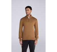 Animal Men's Soft Comfortable Casual Stretchy Anti-Pill Ribbed Warm 1/4 Zip Jumper in Mustard | Size: Large Animal Mustard L