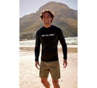 Animal Men's 'Sonny' Lightweight Long Sleeve Quick Dry UPF 50+ Protection Rash Vest in Black | Size: Large Animal Black L