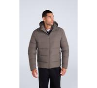 Animal Men's 'Tech Down' Warm Water Resistant Adjustable Hood Comfy Winter Jacket in Olive | Size: 2XL Animal Olive 2XL