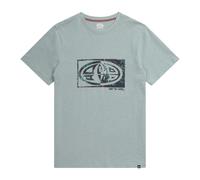 Animal Mens Tropical Leaves Organic T-Shirt - Corn Blue - XS - Corn Blue - 100% Mixed