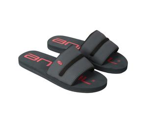 Animal Mens Wave Sliders - Charcoal - 10 UK - Charcoal - 100% Mixed