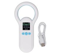 Animal Microchip Scanner 134.2Khz Pet Chip ID Reader with .44 Inch TFT Display USB2.0 5.0 for ISO 11784 11785 FDX B 15 Digit Animal Management Railway Inspection Resource Managemen