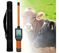 Animal Microchip Scanner, Pet Chip Reader with LCD Display, USB Rechargeable for Dog Cat Pig, Handheld RFID Scanner FDX-B HDX EMID
