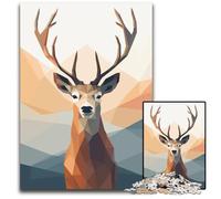 Animal Minimalist Flat Jigsaws 1000 Pieces for Adults Challenging Puzzles DIY Decoration Brain Challenge for Adult Family 1000 PCS(75x50cm)