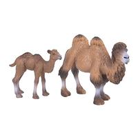 Animal Model Toy, 2pcs Miniature Realistic Science Plastic Animals Camel Models Figure Simulation Camel Animal Educational Model Toy for Ages 3 Up