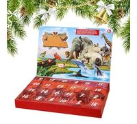 Animal Models Countdown Calendar | Nature Exploration 3D Decor - Countdown Calendar with Animal Figures - For Boys Girls Students Kids Collectors