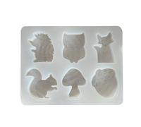 Animal Molds - Easy Release Silicone Animal Molds | 50g Heat Resistant Flexible Silicone Tool for Cement, Plaster, Baking Soap, Candle Making,