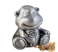 Animal Money Bank - Cartoon Cash Collector, Resin Coin Storage, Creative Animal Saving Container, Decoration Room, Perfect for Financial Learning of Children in the Children's Room, Playroom Shelf