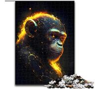 Animal Monkey JigsawPuzzle 1000 Pieces for Adults, Family Activity Fun at Home Activities, Birthday Present,Travel Gifts (50x75cm)