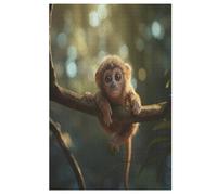 Animal Monkey Wooden Jigsaw Puzzles, 1000 Piece Puzzle Board Game, Best Gift for Adults And Kids, Family Game, 78×53cm