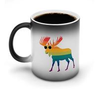 Animal Moose Magic Coffee Mug Color Changing Cup