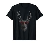 Animal motif wild animal hunter costume shirt deer T-Shirt