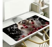 Animal Mouse Pad 1000 x 500 x 3 mm Extended Large Mouse Mat, Keyboard Mousemat, Desk Mat Workspace Decor with Anti-Slip Base & Anti-Fray Edges, Waterproof Desk Accessories for Work (Fruit) L-x1931