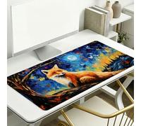 Animal Mouse Pad 700 x 400 x 3 mm Extended Large Mouse Mat, Keyboard Mousemat, Desk Mat Workspace with Anti-Slip Base & Anti-Fray Edges, Waterproof Desk Accessories for Work (Tree of Life) L-x1889
