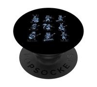 Animal Music Animals Playing Guitar Instruments Music Lover PopSockets Adhesive PopGrip