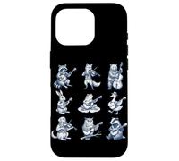 Animal Music Band Playing Instruments Guitar Music Lover Case for iPhone 16 Pro