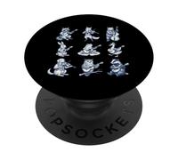 Animal Music Band Playing Instruments Guitar Music Lover PopSockets Adhesive PopGrip