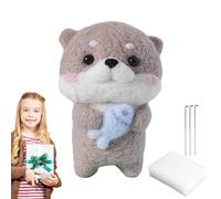 Animal Needle Felting Kit - Complete Crafting Set, DIY Feltings Kits Easy Use Steps by Step Guide Included | Ideal for Handmade Animals Home Birthday Craft Projects Kids Adults Creative Fun