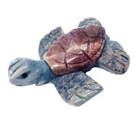 Animal Nelson Creations Sea Turtle Soapstone Carving Charm Totem Figurine | 1.5"