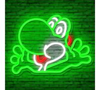 Animal Neon Sign for Wall Decor Dimmable Anime Neon Sign Green Led Anime Neon Lights Neon Signs Anime Gamer Neon Sign for Game Room Living Room for Gifts