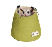 Animal Nest - 5 Inch Sugar Glider | Linen Material - 5.91 inch Hanging Sleeping Bag with Plush Lining for Small Pets This Warm Hammock Will Keep Your Pet While He Is In