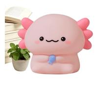 Animal Night Light - 4.88 Inches, 3 Level Dimmable Cute Light, 30 Min Timer Rechargeable Silicone Desk Lamp | 1200mAh Axolotl Bedside Lamp for Bedroom, Nursery, Bedside, Living Room, Kids