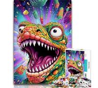 Animal Nile Crocodiles 1000 Piece Jigsaw Puzzles for Adults Gifts,Decompressing Intellectual Educational Toy Great Gifts And Toys 50x75cm