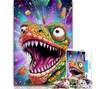 Animal Nile Crocodiles Jigsaw Puzzles for Adults 1000 Jigsaws,Family Game Stress Reliever Difficult Challenge Gifts for Friends And Family (38x26cm)