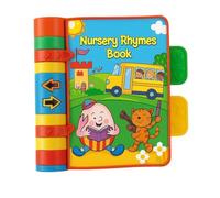 Animal Nursery Rhymes Book for Babies, Interactive Electronic Learning Toy with Lights & Sounds, Educational Baby Toy for Toddlers 6-12 Months